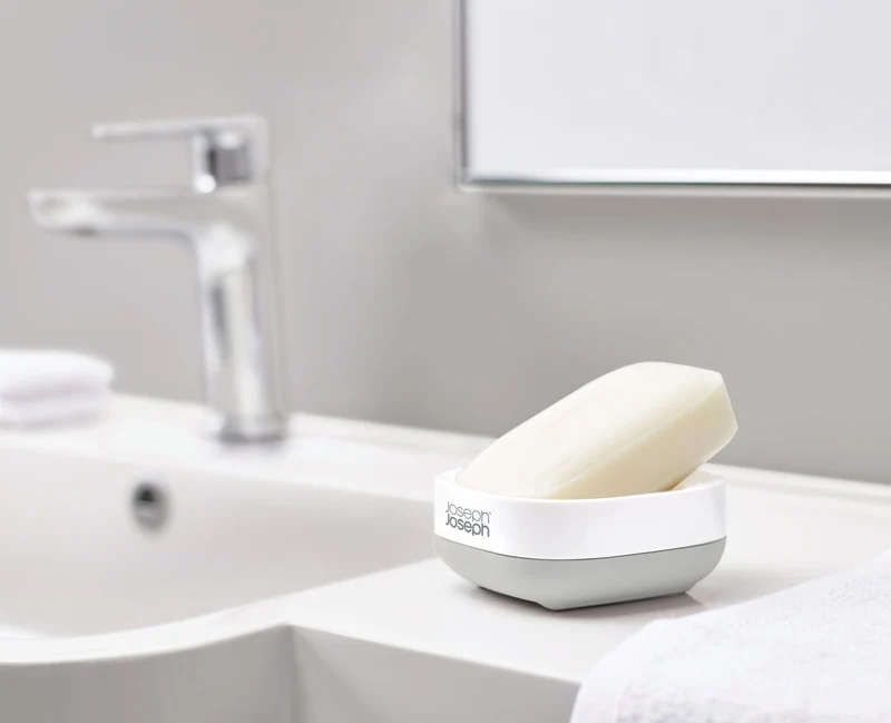 Porte-Savon Gris Compact Slim™