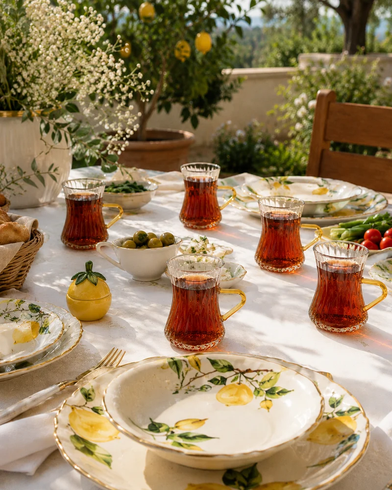 Lemon Çay Seti 6 kişilik | 200 ml