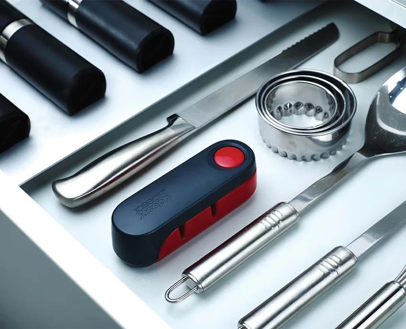 Aiguiseur à Couteau Pliant Rouge Rota™