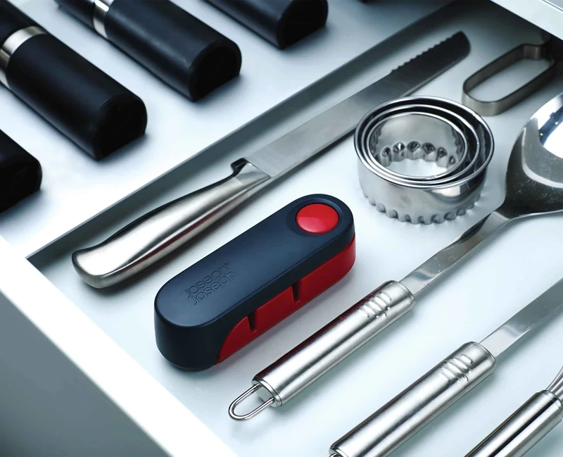 Aiguiseur à Couteau Pliant Rouge Rota™