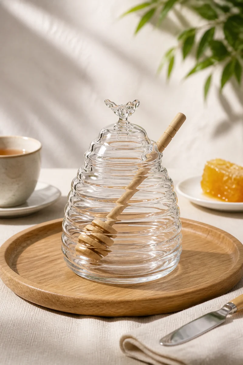 Bavary Honingpotje met Ahşap Kaşık - Bal Kavanozu - 40 ml