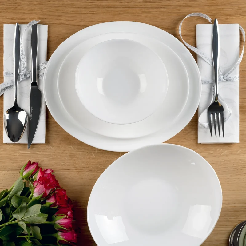 Karaca White Pure 48 Parça Yemek Takımı | 12 Kişilik
