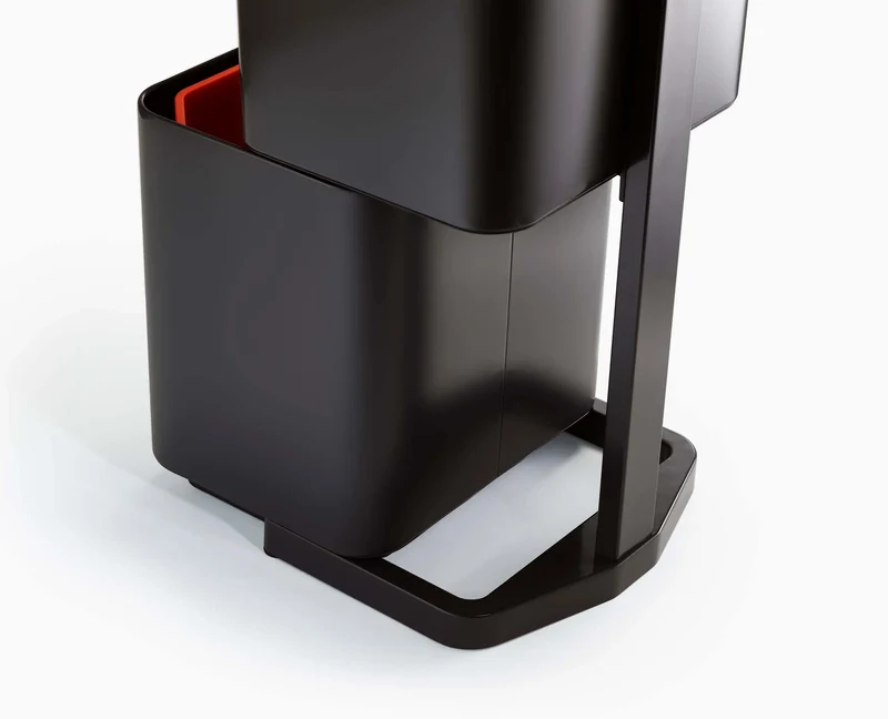 Poubelle de Tri 60l Noir Totem Max