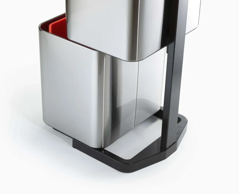 Poubelle de Tri 60l Inox Totem Max