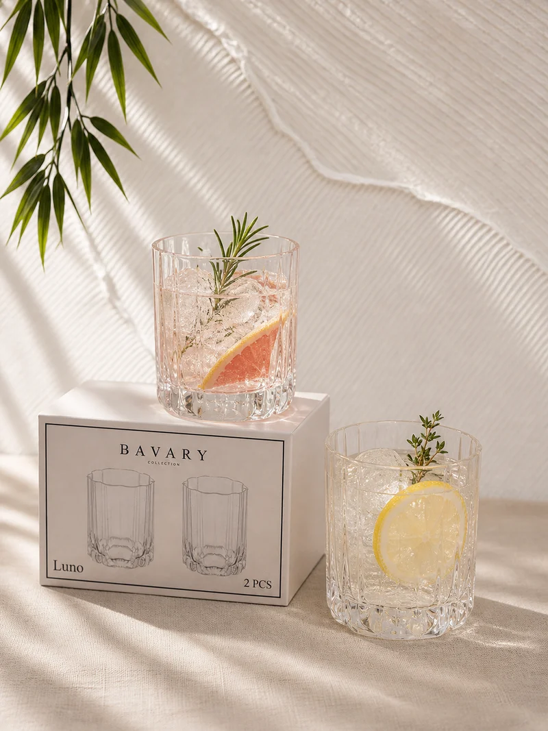 Bavary Luno İkili Bardak Seti Küçük Boy 240 ml