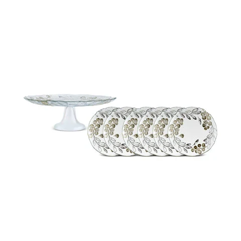Karaca Eucalyptus 7 Parça Dessertset