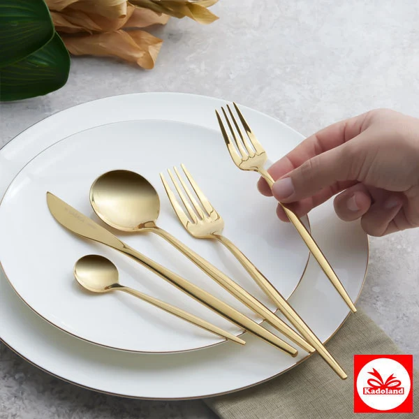 Karaca Orion Shiny Gold 30 Parça 6 Kişilik Çatal Kaşık Bıçak Seti