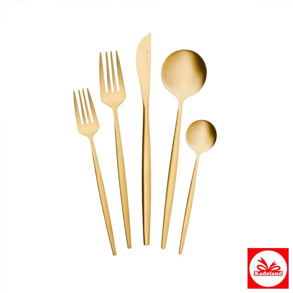 Karaca Orion Matte Gold 30 Parça 6 Kişilik Çatal Kaşık Bıçak Seti