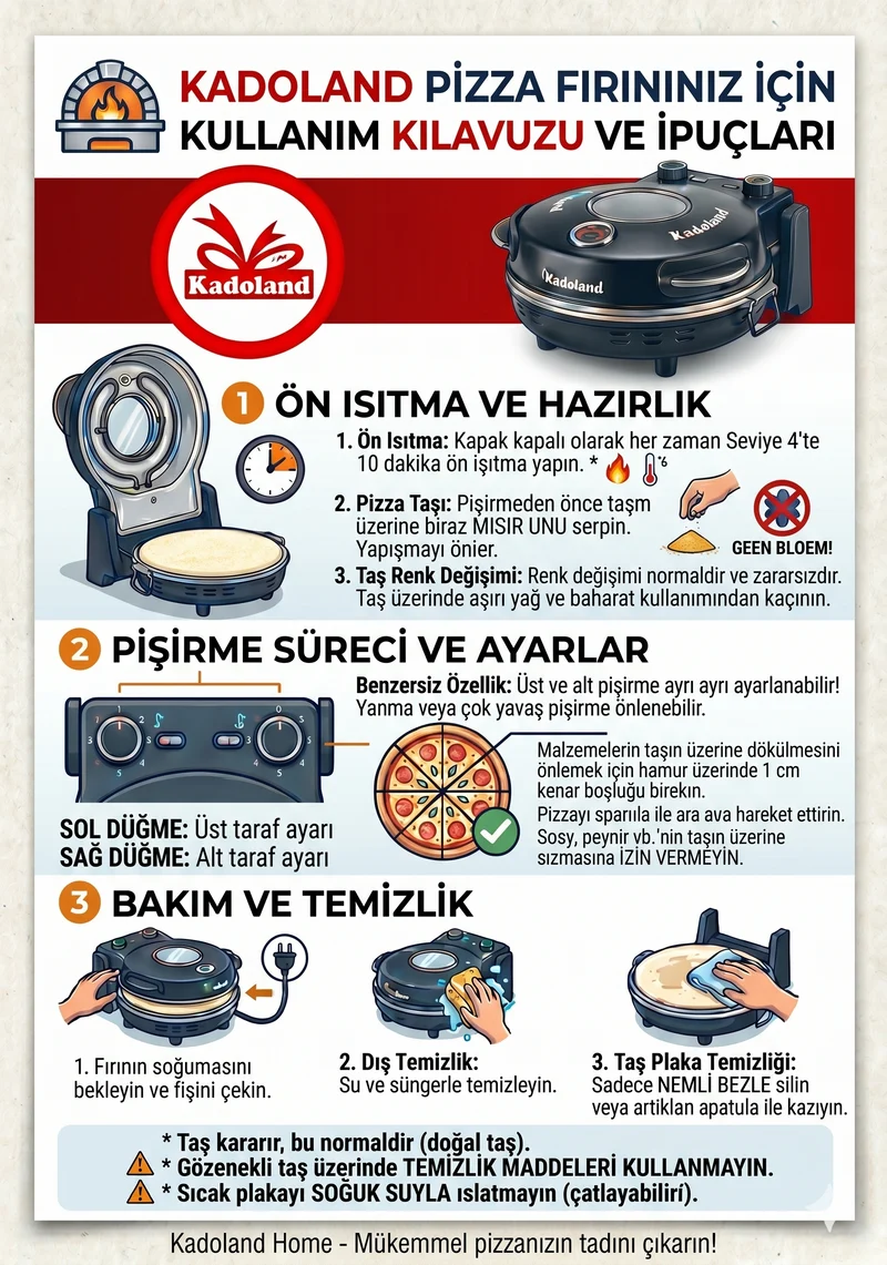Kadoland Pizza Oven New Model/ Pizzamatik | Stone Oven