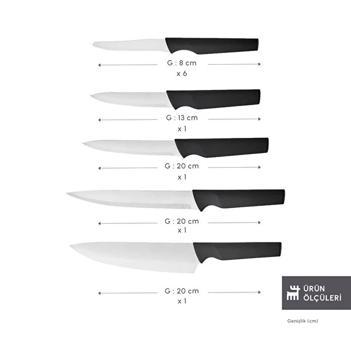 Dr Inox Karaca Bundle 10 Parça Messerset