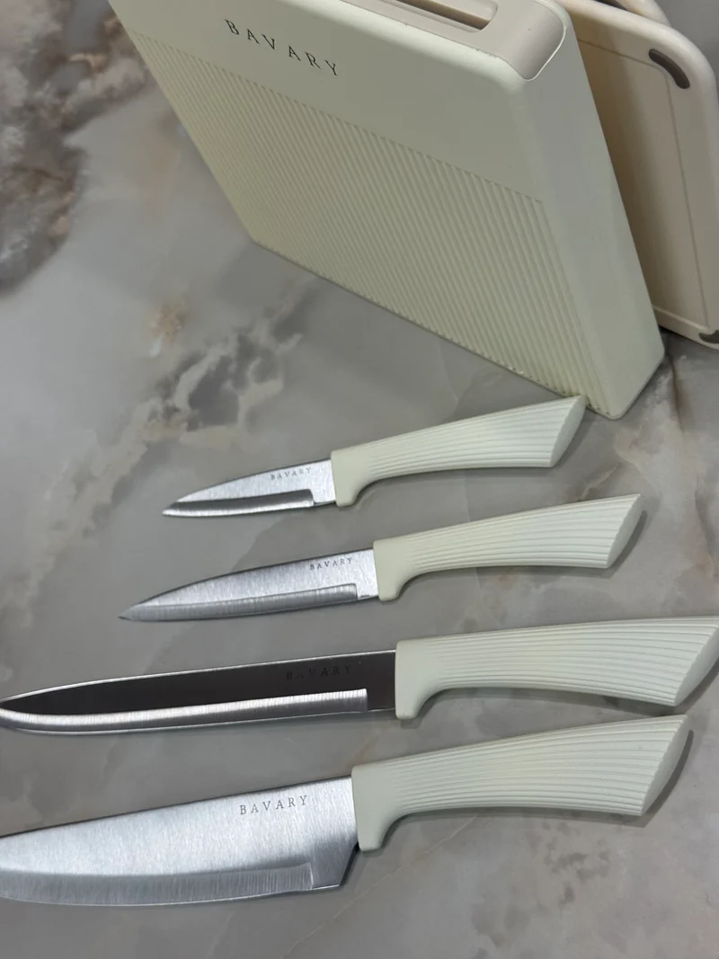 Bavary Snijplankenset met Messenhouder 8 Parça