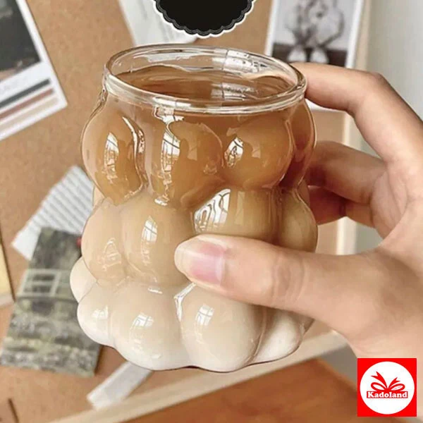 Mulex Üzüm Salkımlı Cam Bardak Kulplu | Druivenvorm Cam | 2 li Set