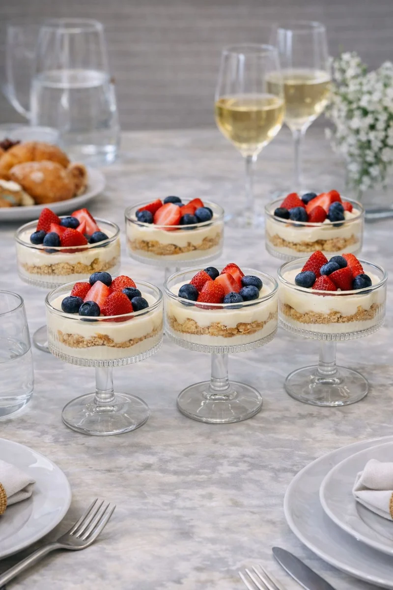 Bavary lines Glass Ice Cream Cups - Atıştırmalık Kasesi - 10.5cm hoog - 6 adet