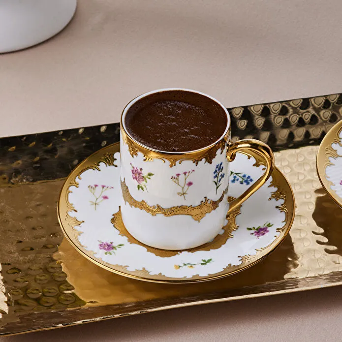 Karaca Bihter Kahve Fincanı Seti için 6 Kişilik 90 ml