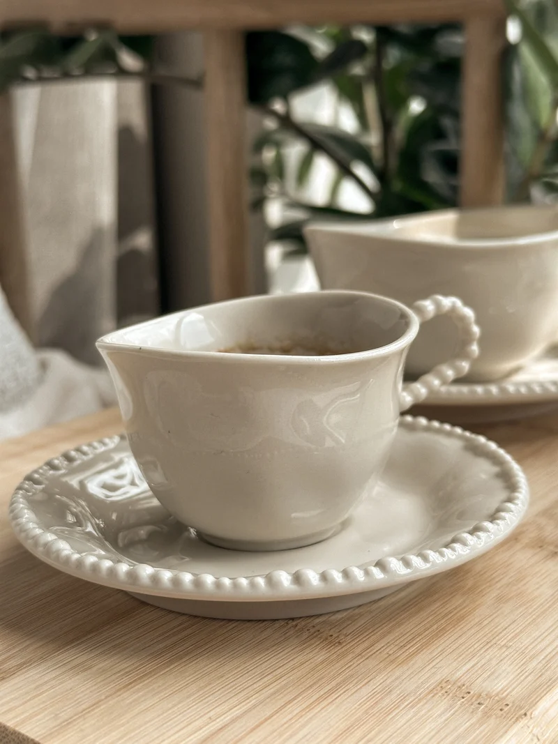 Kadoland Palermo Turkse Koffie & Espresso Set 12 Parça | Bej