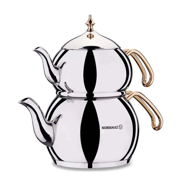 Korkmaz Hanedan Teapot Set Gold A222-01