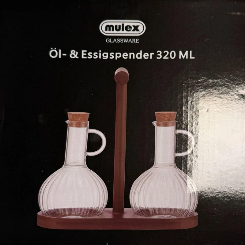 Mulex Standlı Yağdanlık Seti | 2*320 ml