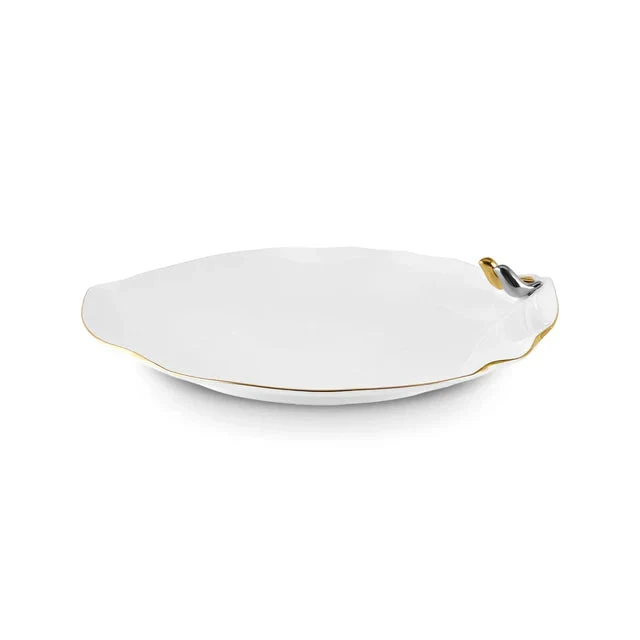 Karaca x Müge Anlı Bird Gold Serveerschotel 27 cm