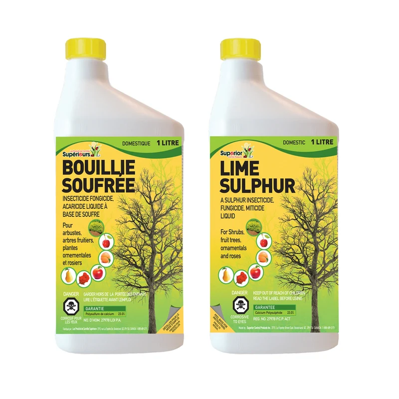 Bouillie soufrée pour arbres fruitiers et plantes ornementales (Chaux soufrée)