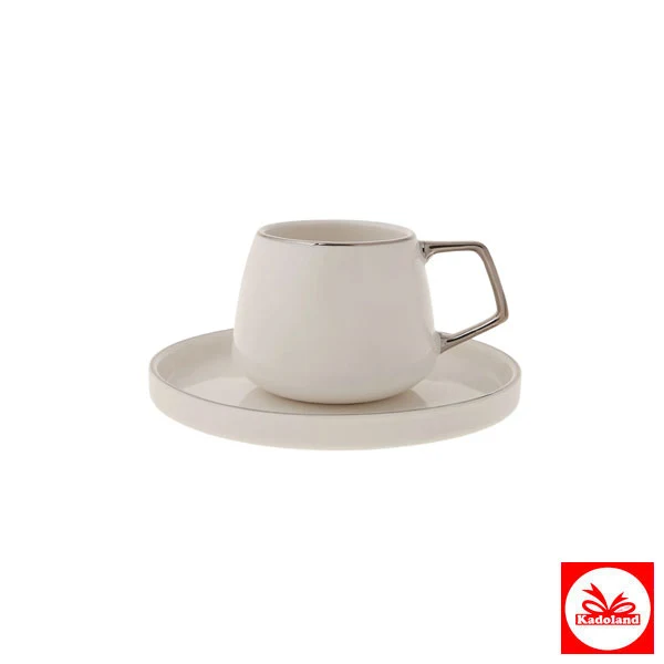 Karaca Saturn Platin 6 Kişilik Kahve Fincanı Takımı 90 ml