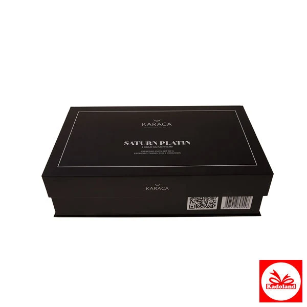 Karaca Saturn Platin 6 Kişilik Kahve Fincanı Takımı 90 ml