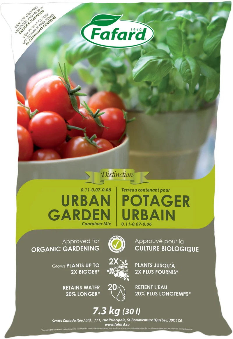Terreau pour contenant Potager Urbain