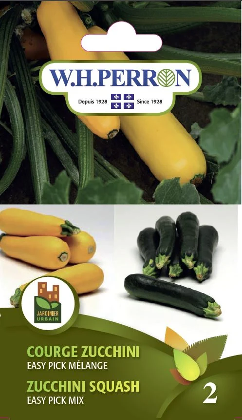 Courge zucchini 'Easy Pick Mélange' - Semences