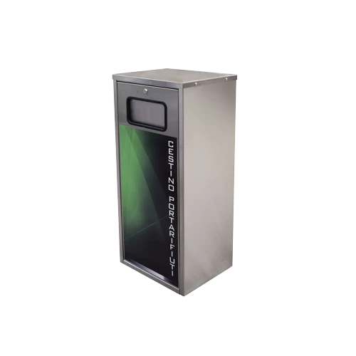 Poubelle Inox Double Bascule CPR19 - Station Lavage Pro