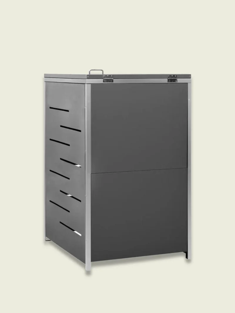 Abri Poubelle Urban Steel 1 Bac en Acier Anthracite