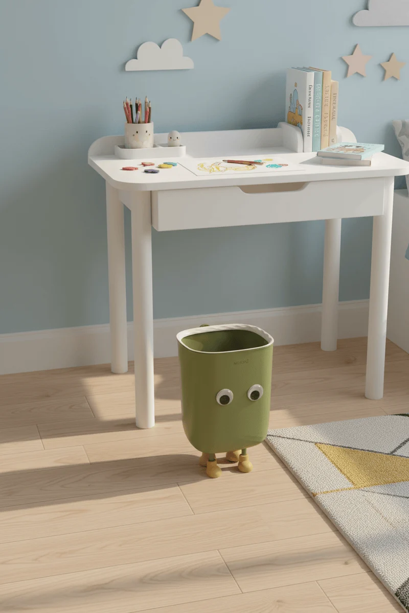 Poubelle BuddyBin Poubelle Dessin 10L avec Yeux