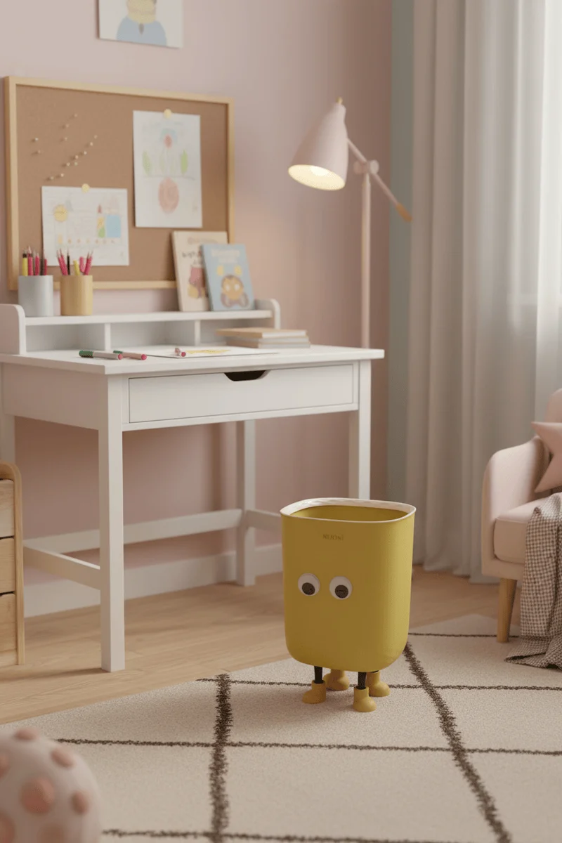Poubelle BuddyBin Poubelle Dessin 10L avec Yeux