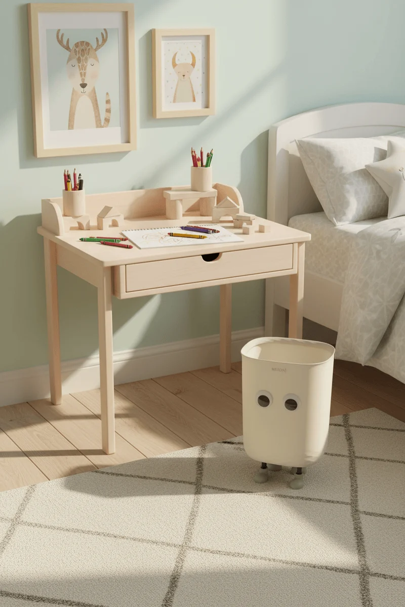 Poubelle BuddyBin Poubelle Dessin 10L avec Yeux