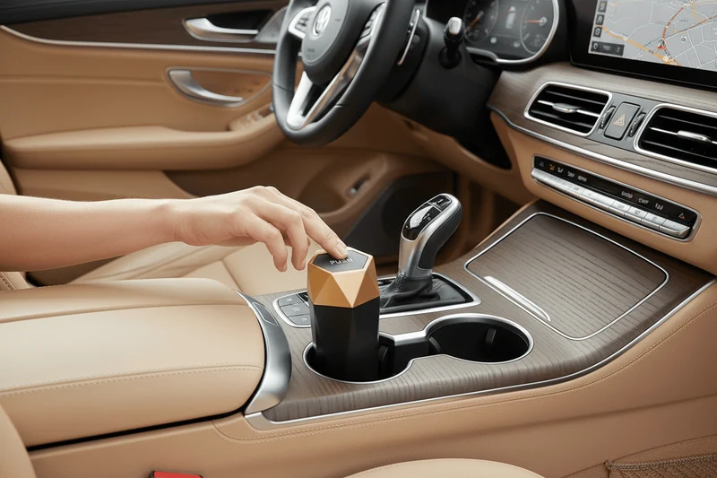 Poubelle HexaBin Mini Poubelle de Voiture 1,2L