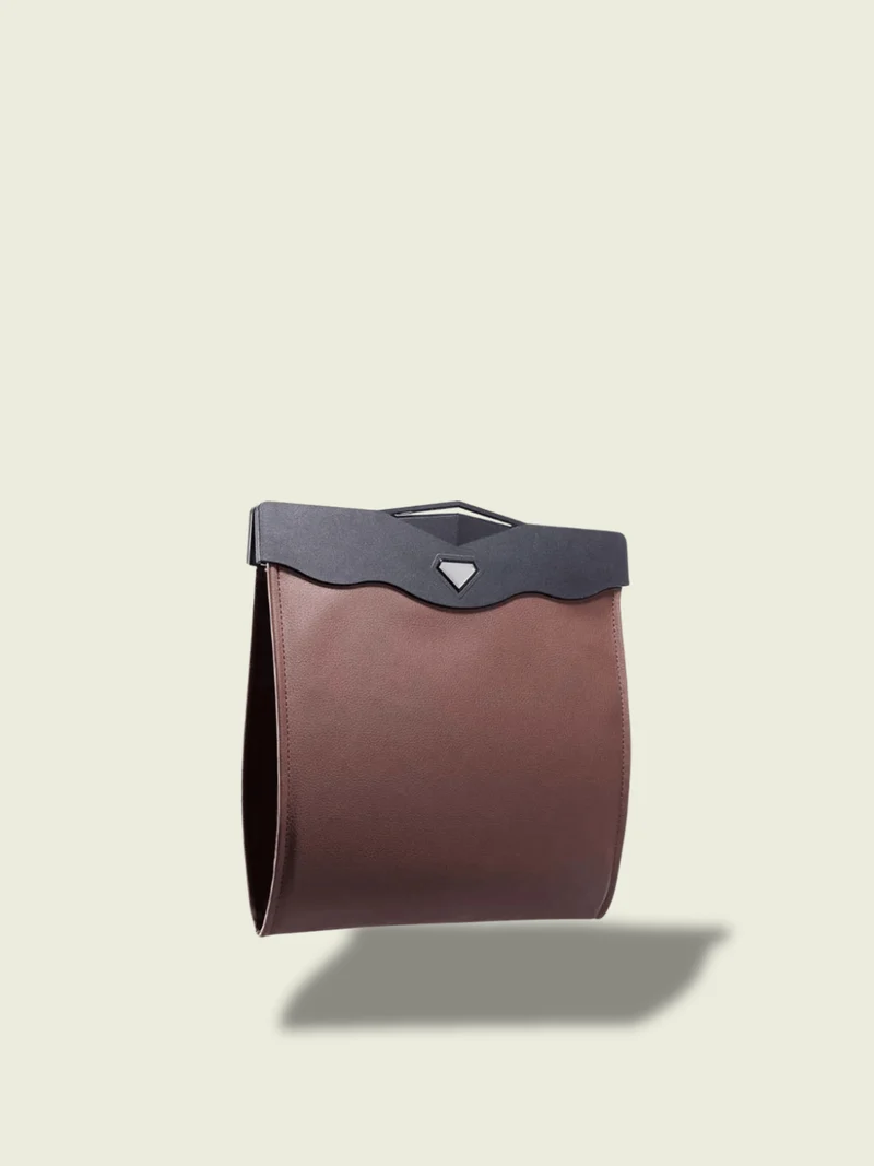 Poubelle DriveFold Poubelle Voiture LED en Simili Cuir