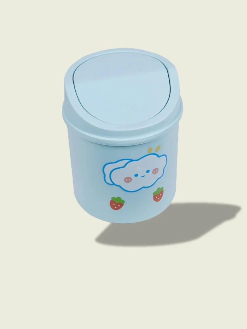 Poubelle Enfant Mini Poubelle à Couvercle Basculant