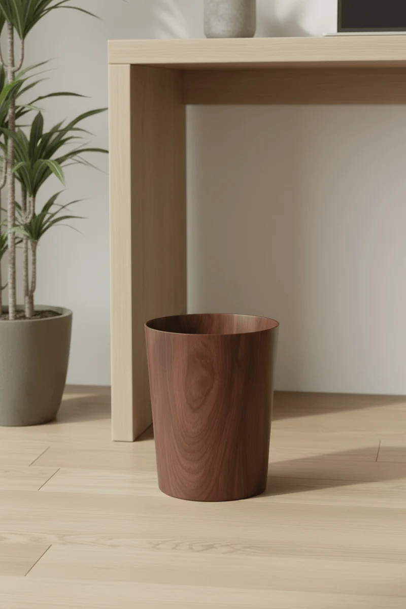 Poubelle en Bois 13L Sans Couvercle