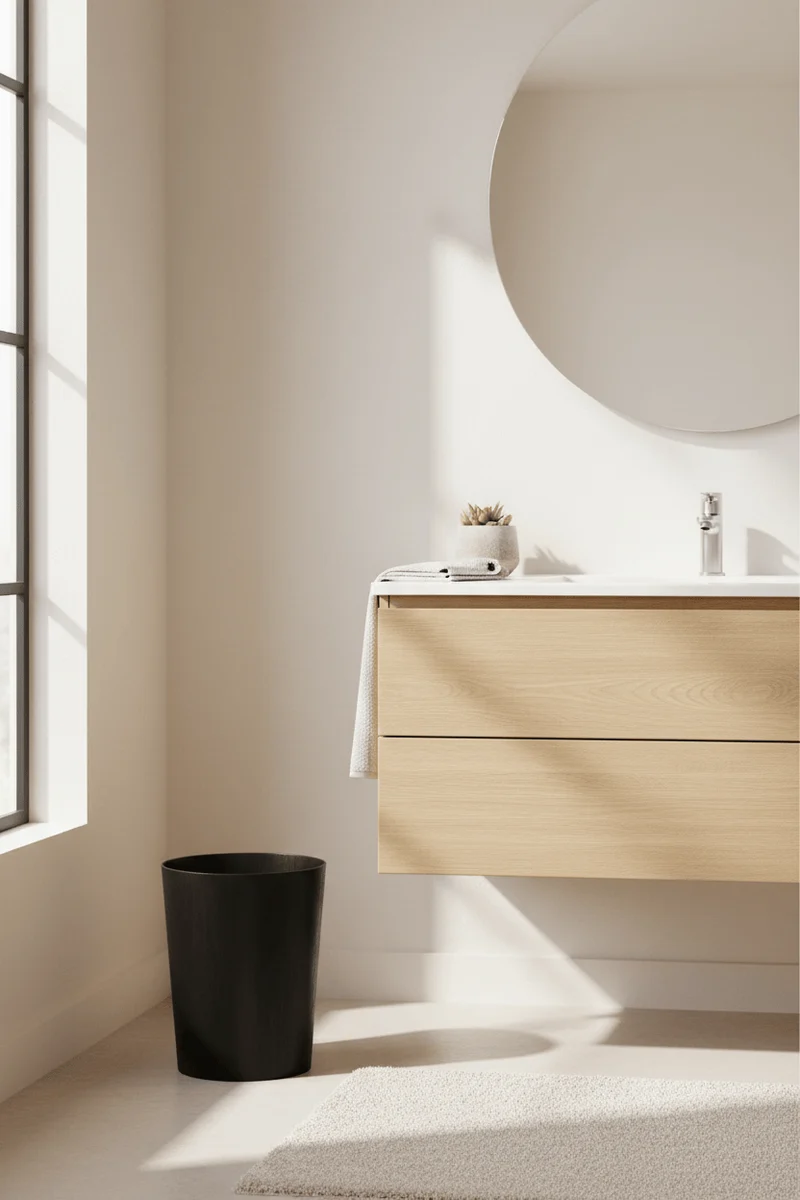 Poubelle en Bois 13L Sans Couvercle