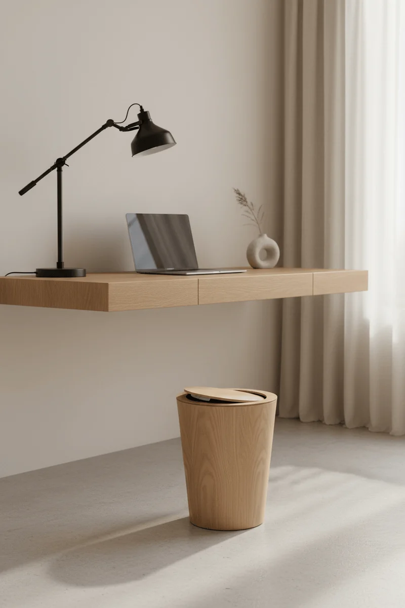 Poubelle Essencia Bois & ABS 9L
