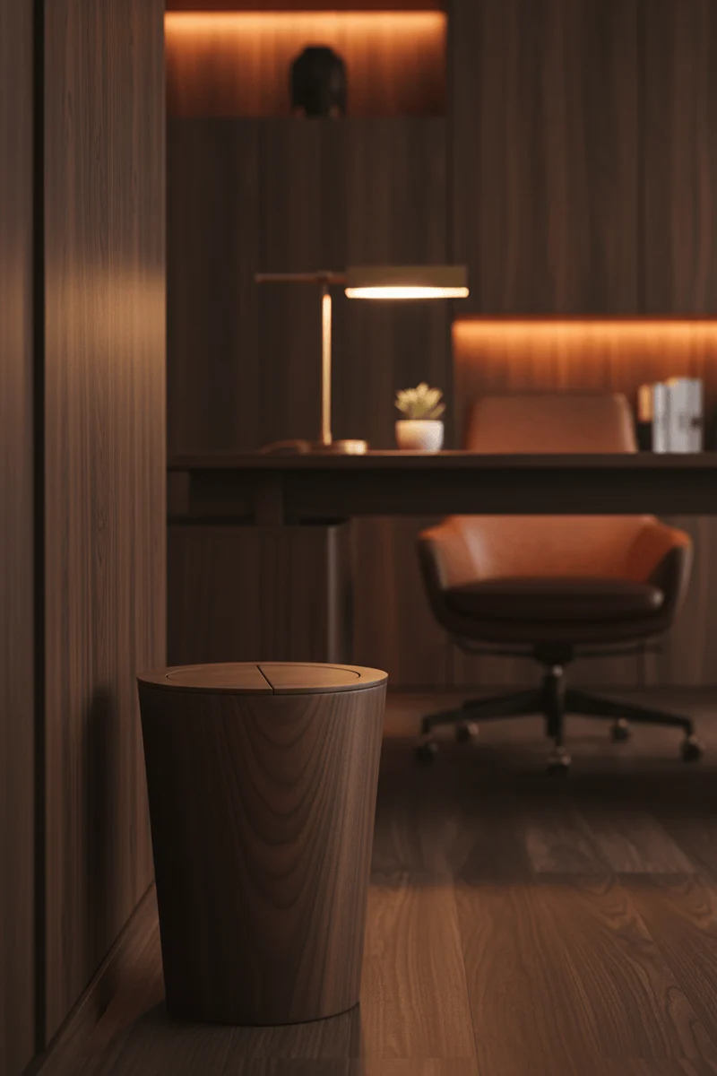 Poubelle Essencia Bois & ABS 9L