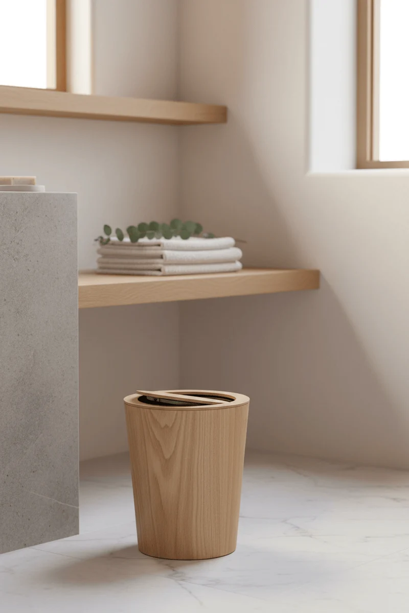 Poubelle Essencia Bois & ABS 9L
