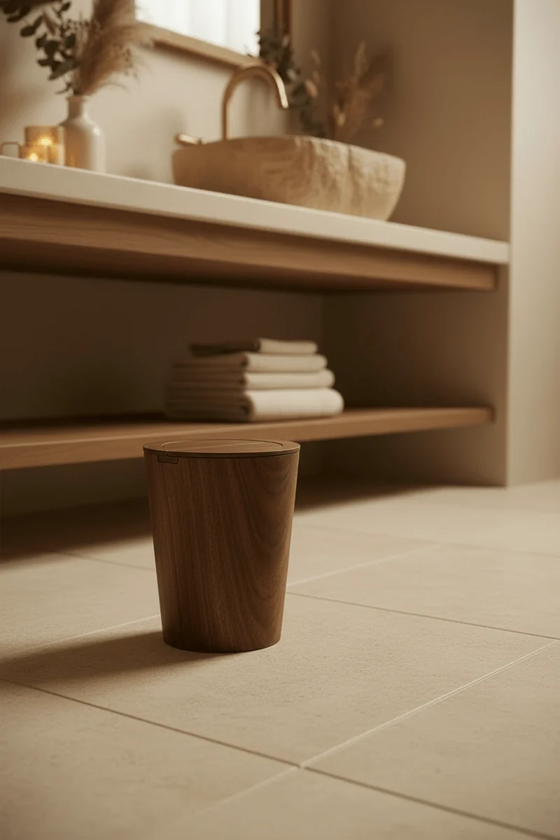 Poubelle Essencia Bois & ABS 9L