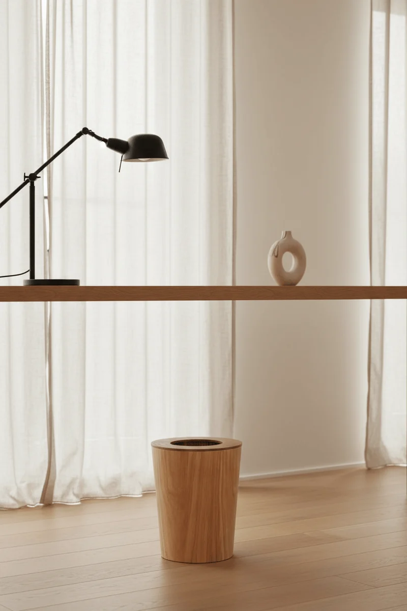 Poubelle Essencia Bois & ABS 9L