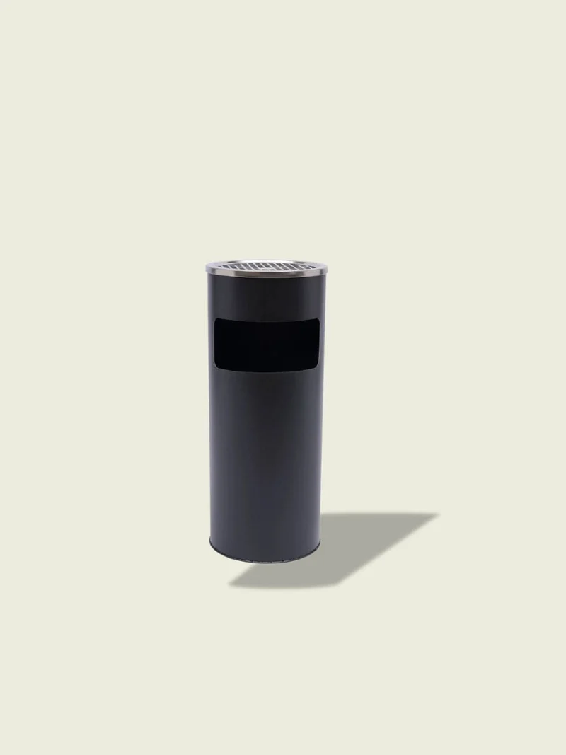 Poubelle Dark Smoke Poubelle Cendrier Cylindrique