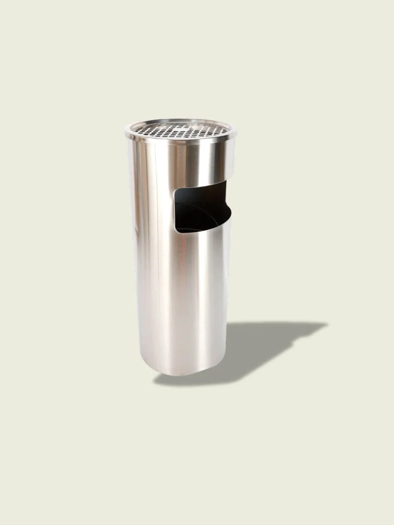 Poubelle Dark Smoke Poubelle Cendrier Cylindrique