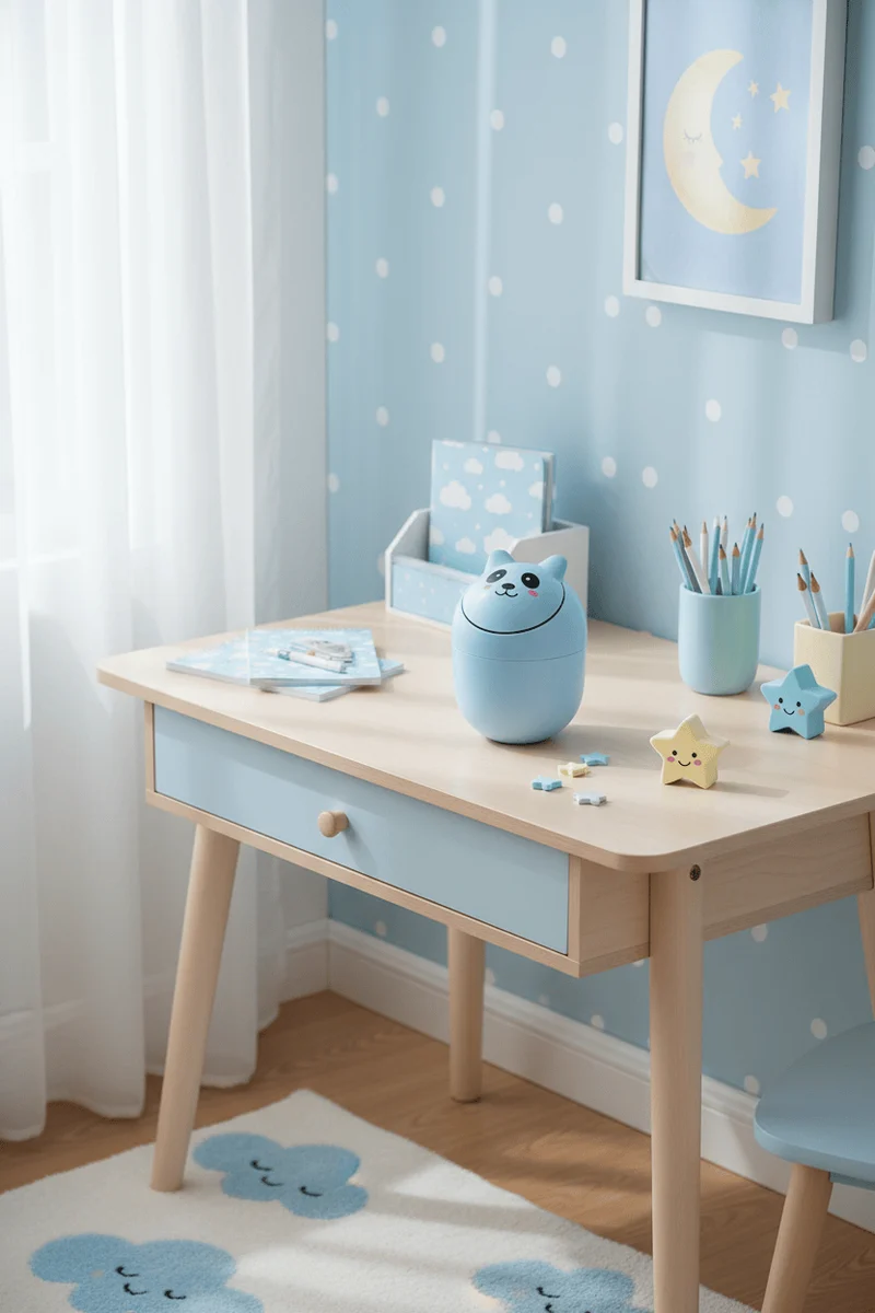 Mini Poubelle Panda Poubelle Enfant Kawaii