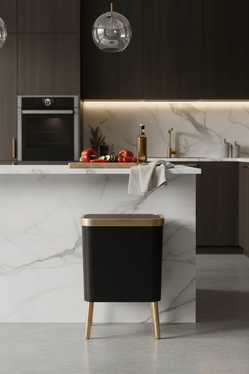 Poubelle Ossia Sur Pied Design 15L
