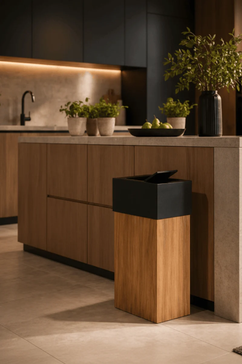 Poubelle Nørdéco Bois Design 20L ou 30L