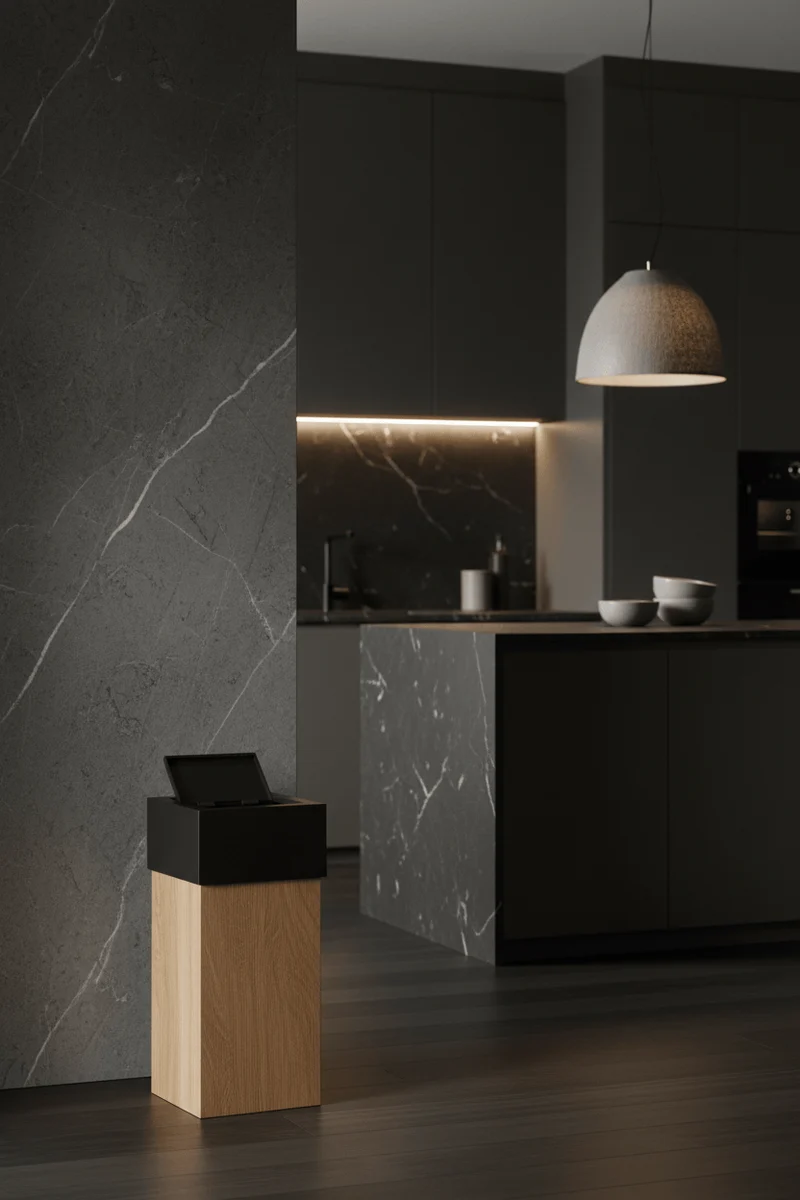 Poubelle Nørdéco Bois Design 20L ou 30L