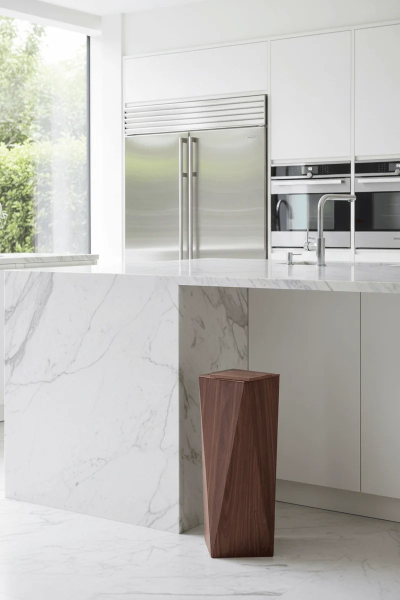 Poubelle Séquoia Cuisine Finition Bois 18L ou 27L