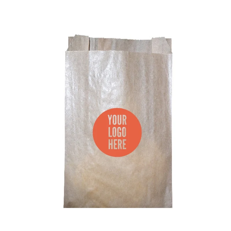 Sac croissant kraft 140+35+35x270 mm - 35 g/m²